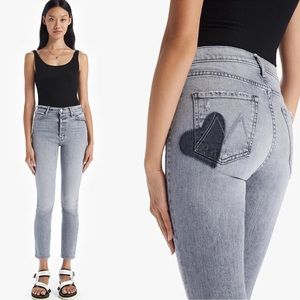 MOTHER Light Gray High Rise Women's Jeans